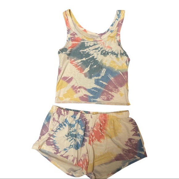 Other - Grayson Threads Women’s Tie Dye Boho Pajama Set Sleepwear Set -Xtra Small
